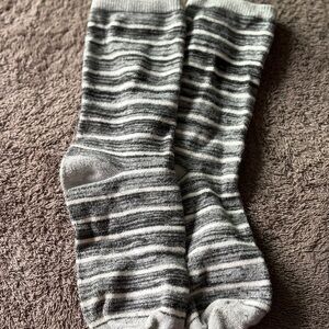 Hot Sox Striped Gray Socks